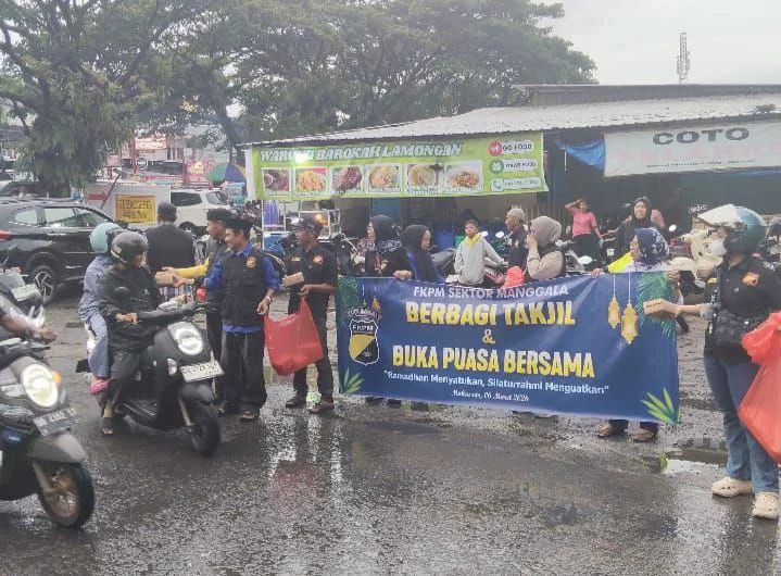 FKPM Manggala Makassar Bagikan 300 Paket Takjil di Antang Raya, Pererat Silaturahmi Ramadan