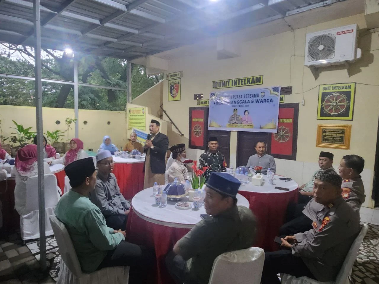 Polsek Manggala Buka Puasa Bersama FKPM dan Unsur Pemerintah Kecamatan