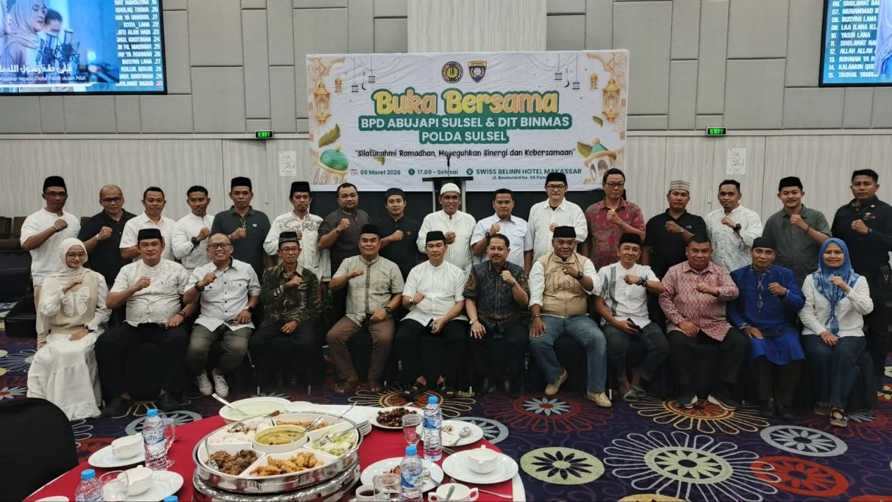 Buka Puasa Bersama, ABUJAPI Sulsel dan Dit Binmas Polda Sulsel Satukan Langkah Pembinaan Satpam