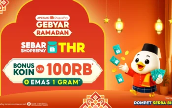 Cara Baru Bagi THR Lebaran, ShopeePay Tawarkan Bonus Koin hingga 100 Ribu