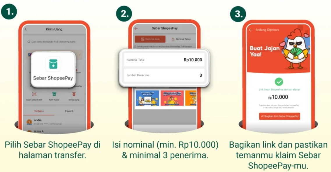 Cara Baru Bagi THR Lebaran, ShopeePay Tawarkan Bonus Koin hingga 100 Ribu 2 Cara Baru Bagi THR Lebaran, ShopeePay Tawarkan Bonus Koin hingga 100 Ribu