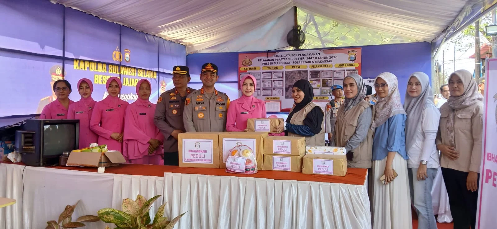 Kapolrestabes Makassar Tinjau Pos Pam Ketupat 2026 di Manggala 3 Kapolrestabes Makassar Tinjau Pos Pam Ketupat 2026 di Manggala
