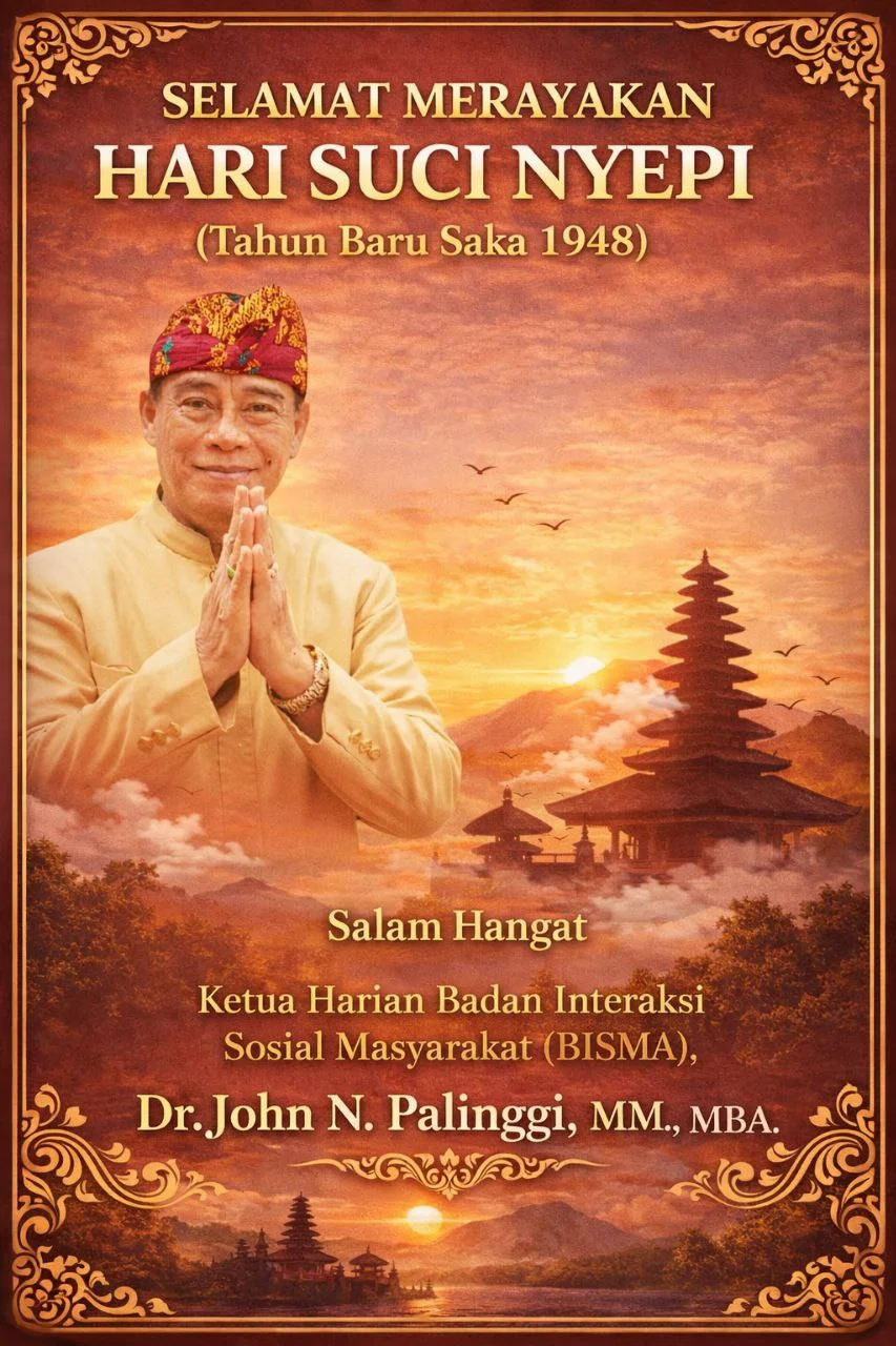 Dr. John N. Palinggi, MM, MBA - Ketua Harian Badan Interaksi Sosial Masyarakat (BISMA)