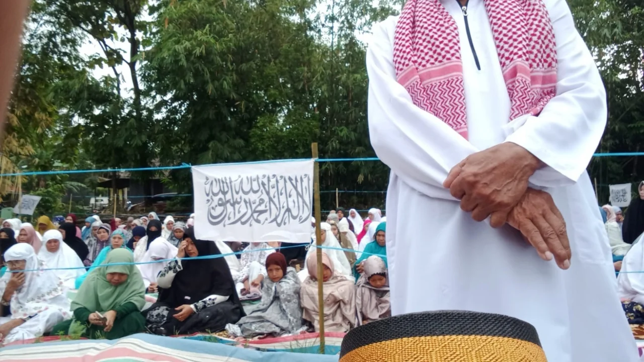 500 Warga di Bajeng Barat Gowa Gelar Salat Idulfitri Hari Ini