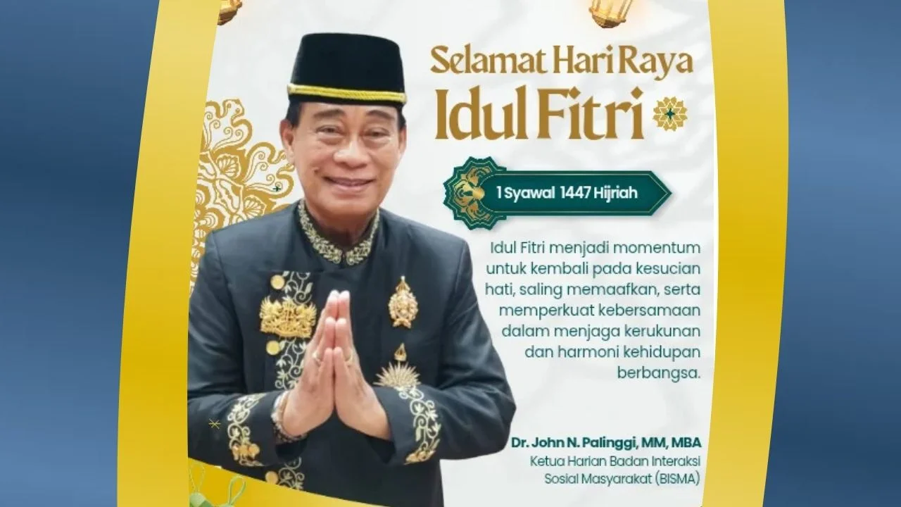 John N. Palinggi Sampaikan Ucapan Idul Fitri 1447 H, Ajak Jaga Harmoni dan Kebersamaan