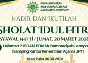 Sikap PD Muhammadiyah Jeneponto, Lebaran Digelar Terpisah dari Jamaah Masjid Agung