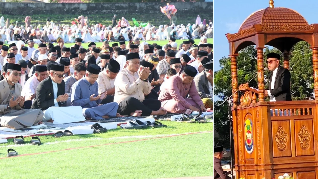 Ini Pesan Bupati Jeneponto di Perayaan Shalat Idul Fitri 1447 H bersama Masyarakat di Stadion Mini Turatea