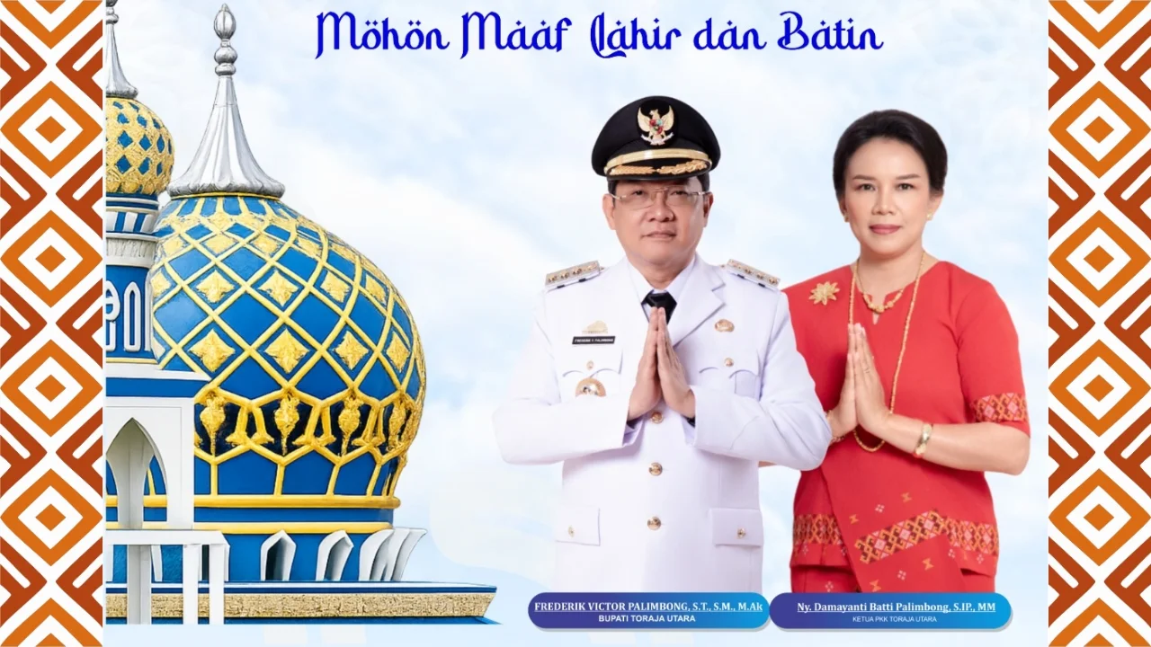 Pemkab Toraja Utara Ucapkan Selamat Idul Fitri 1447 H