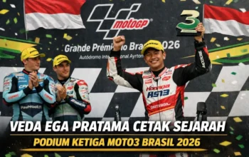 Veda Ega Pratama Cetak Sejarah, Raih Podium Perdana Indonesia di Moto3 Brasil 2026 4 Veda Ega Pratama Cetak Sejarah, Raih Podium Perdana Indonesia di Moto3 Brasil 2026