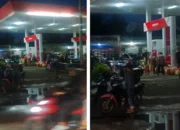 Antrean SPBU Mengular di Jeneponto, Lalu Lintas Lumpuh hingga Batas Kota, Harga Pertalite Pengecer Tembus Rp17 Ribu per Liter