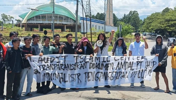 AMPLi Demo di Luwu Timur, Tuntut Transparansi AMDAL PT IHIP dan Audit Anggaran Islamic Center