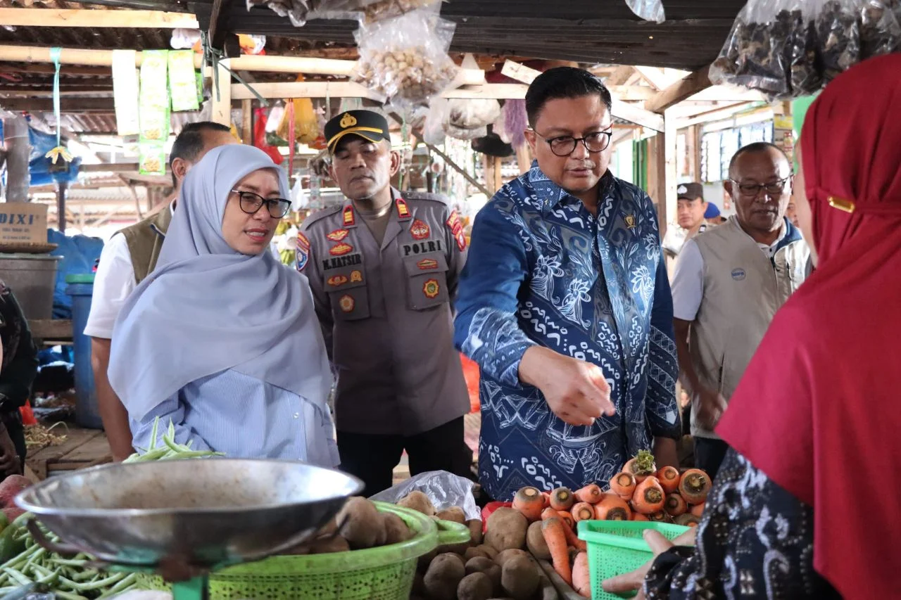 Tim Satgas Pangan Nasional Temukan Harga Sejumlah Bahan Pokok di Pasar Jeneponto Masih di Atas Acuan