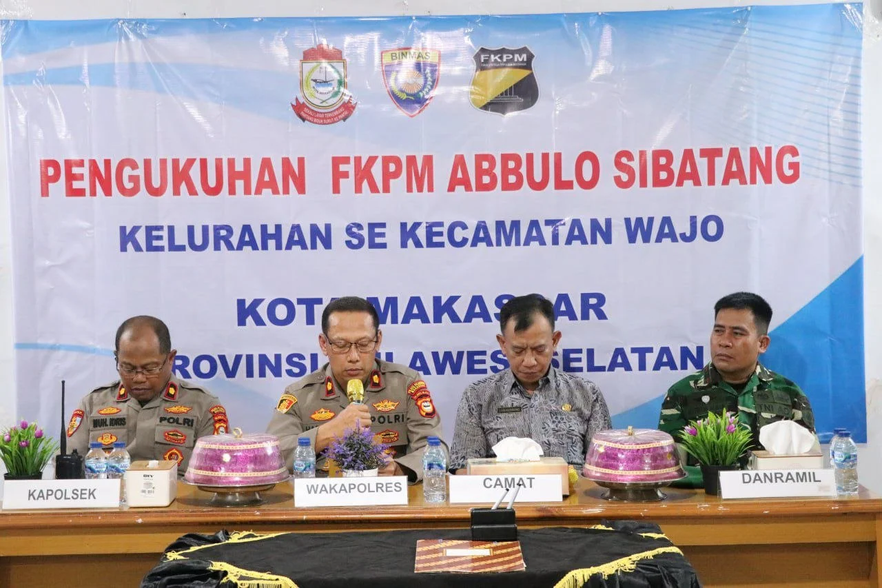 Pengurus FKPM Polres Pelabuhan Makassar Dikukuhkan, Kapolres Tekankan Peran Mitra Jaga Kamtibmas