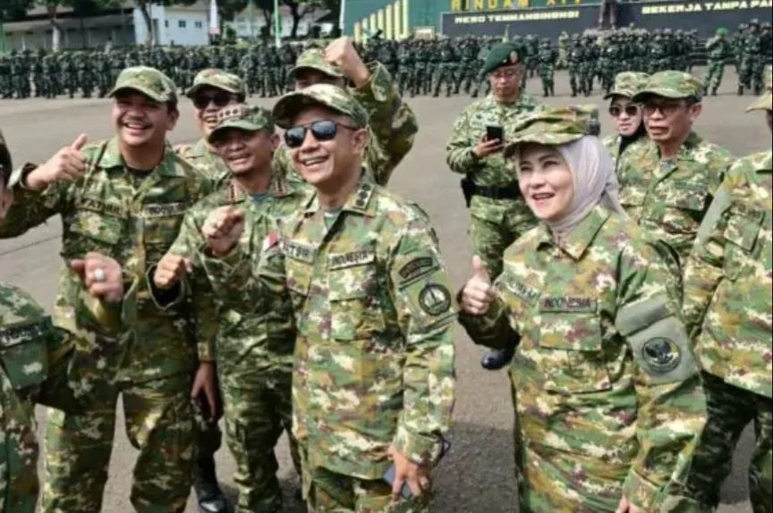 Wawali Makassar Hadiri Pembukaan Latsarmil Komcad ASN dan Kepala Desa di Gowa