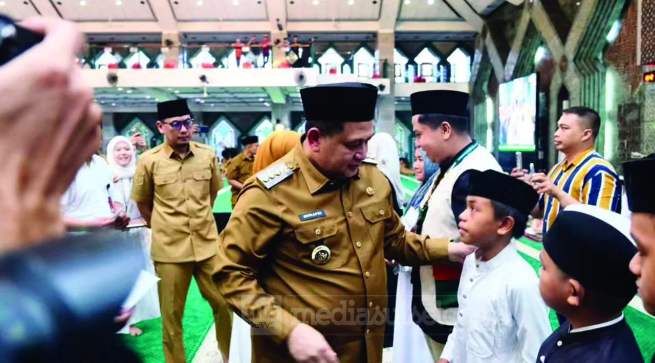 3.152 Anak Panti dan Dhuafa Hadiri Buka Puasa Akbar Pemkot Makassar di Al-Markaz