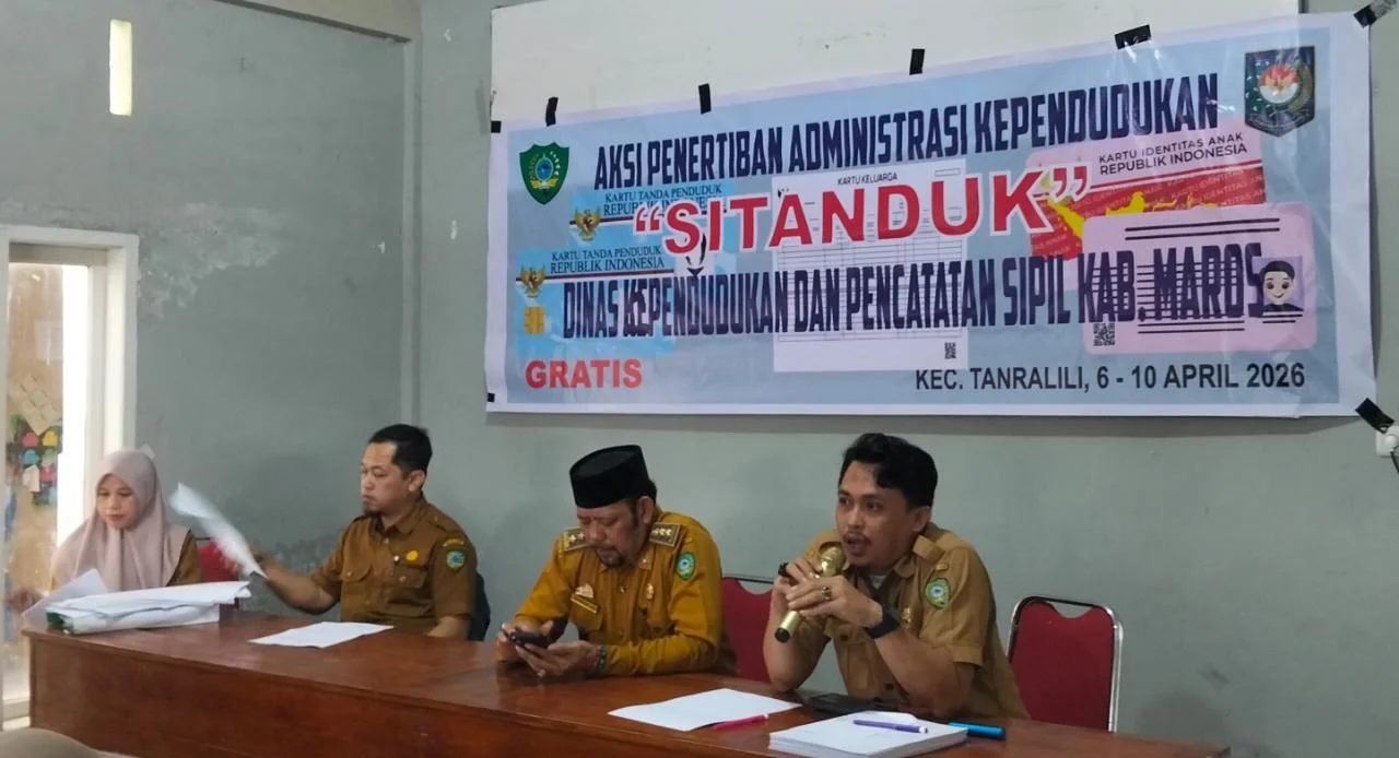 SITANDUK Disdukcapil Maros “Serbu” 4 Kecamatan, Warga Kini Urus KTP dan KK Cukup di Desa