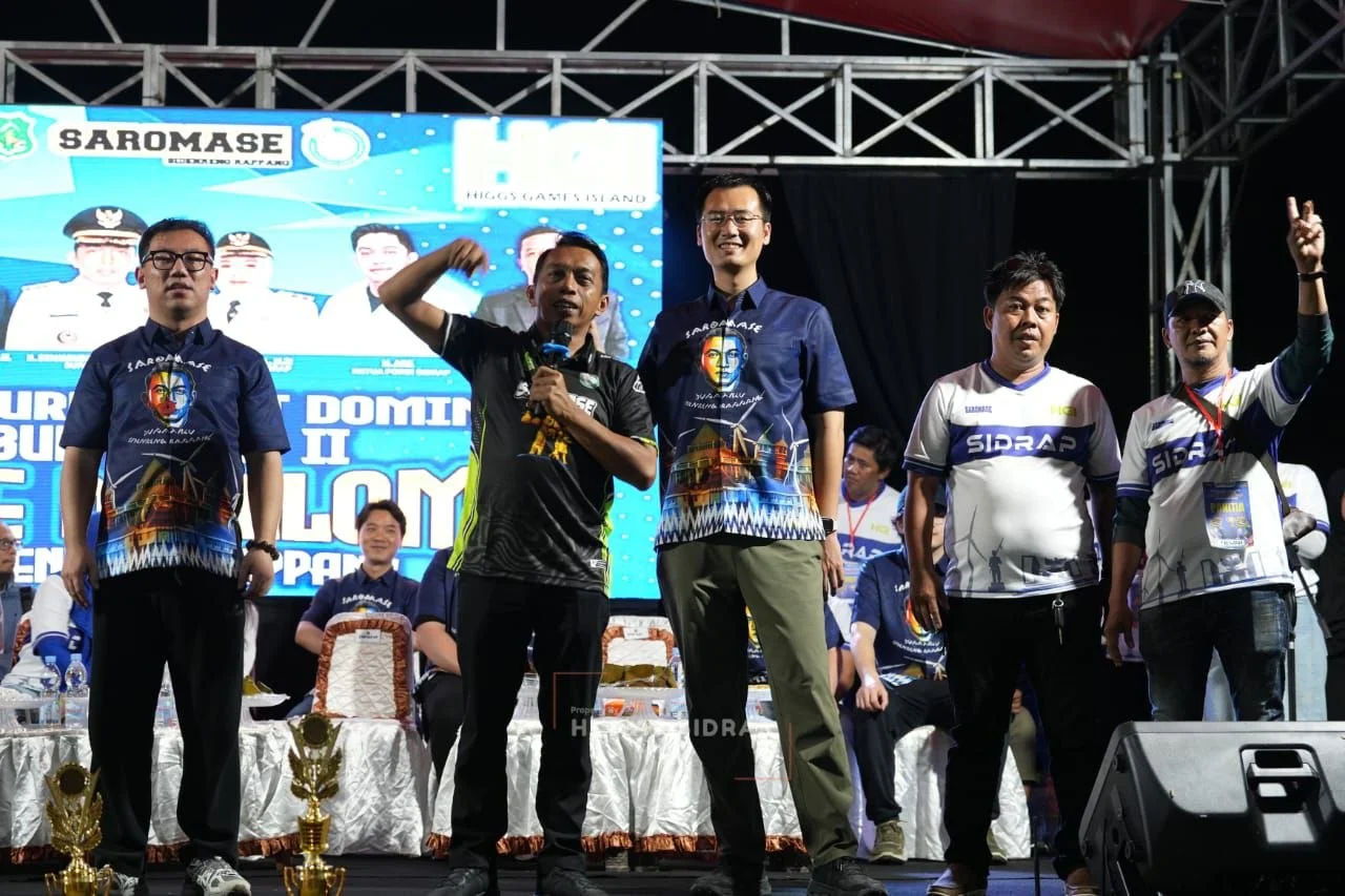 Ribuan Peserta Domino Serbu Sidrap, Bupati Cup II Dongkrak Ekonomi dan Gaungkan Nama Daerah