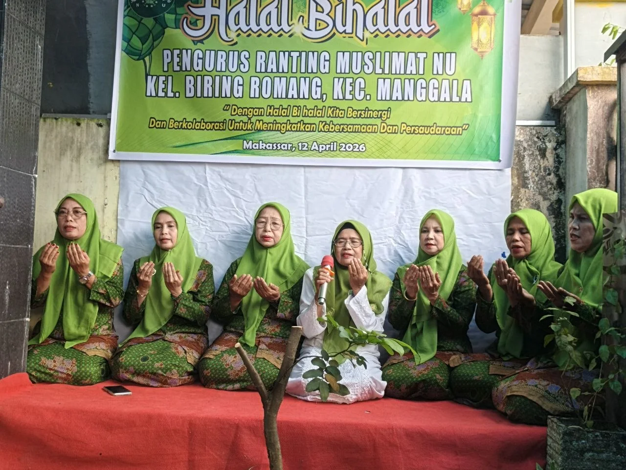 Halalbihalal Muslimat NU Biring Romang: Dari Saling Memaafkan Menuju Soliditas Umat
