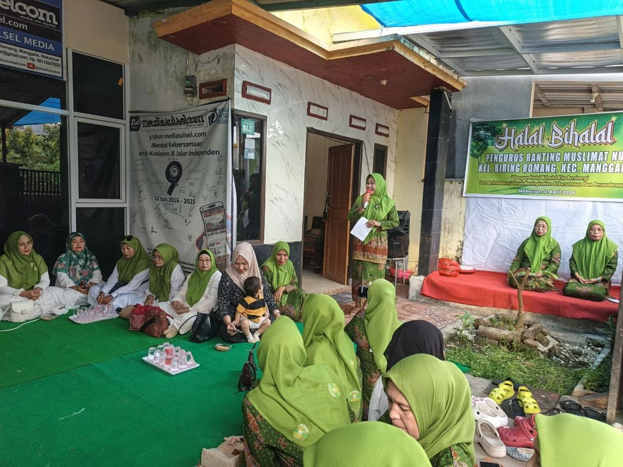 Halalbihalal Muslimat NU Biring Romang: Dari Saling Memaafkan Menuju Soliditas Umat