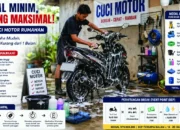Modal Minim, Untung Maksimal: Jasa Cuci Motor Rumahan Jadi Peluang Menjanjikan