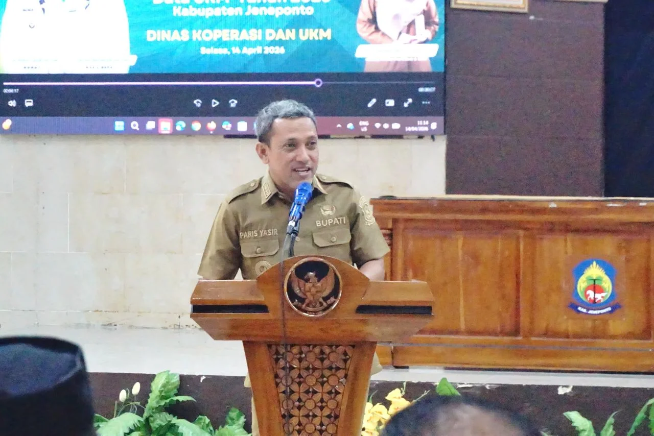 Bupati Jeneponto Resmi Buka Verifikasi dan Pemuktahiran Data Usaha Kecil dan Menengah