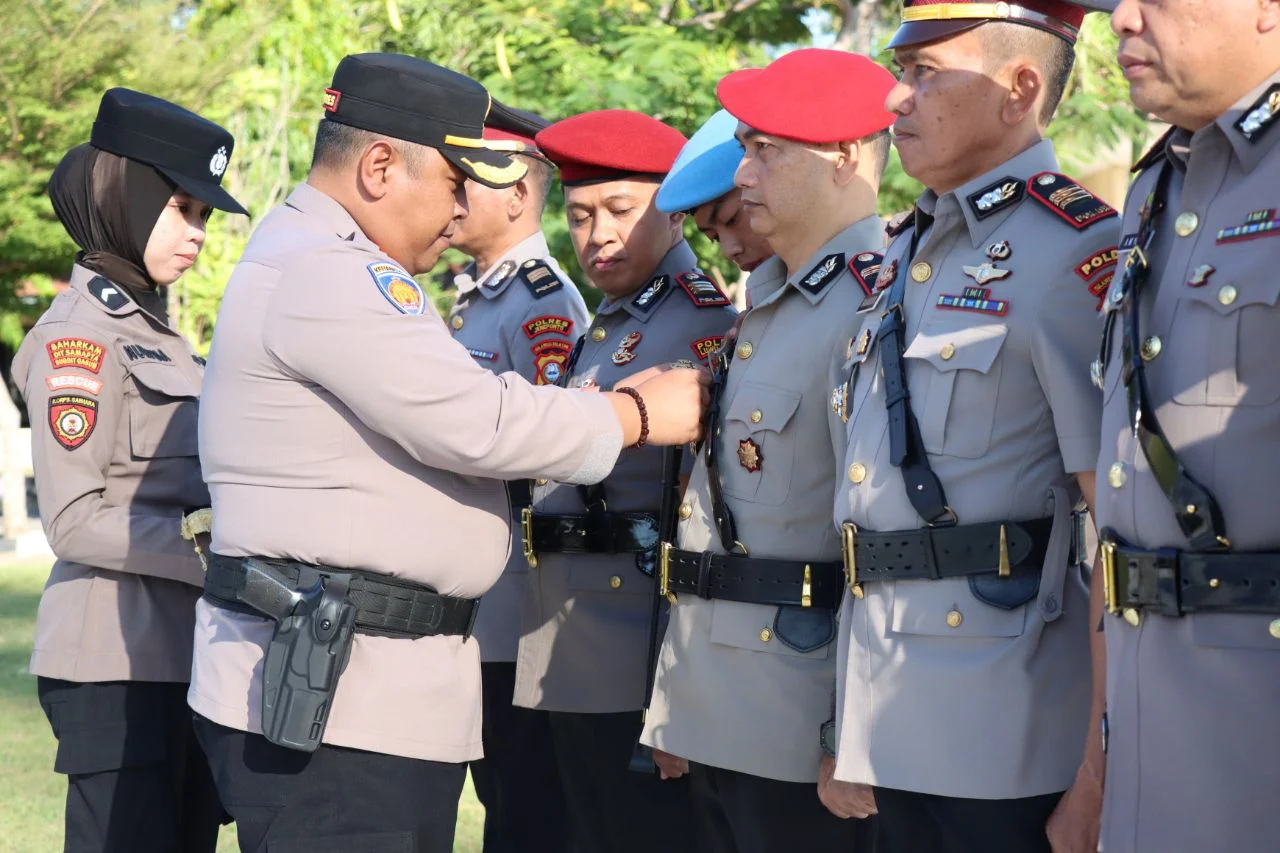 Kapolres AKBP Haryo Basuki Lantik Pejabat Utama Polres Jeneponto, Sejumlah Perwira Pertama Bergeser