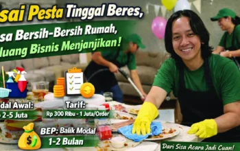 Usai Pesta Tinggal Beres, Jasa Bersih-Bersih Rumah Jadi Peluang Bisnis Menjanjikan 5 Usai Pesta Tinggal Beres, Jasa Bersih-Bersih Rumah Jadi Peluang Bisnis Menjanjikan