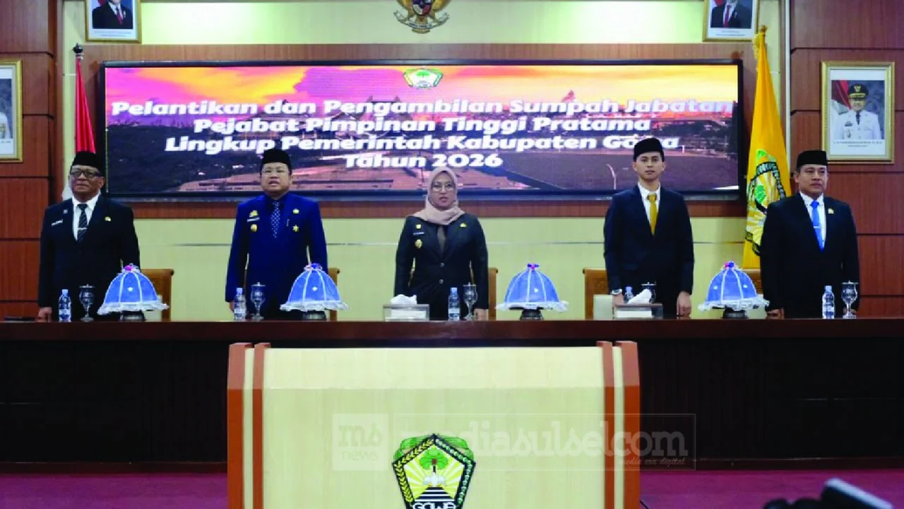 124 Pejabat Dilantik, Bupati Gowa Tekankan Loyalitas dan Integritas Birokrasi