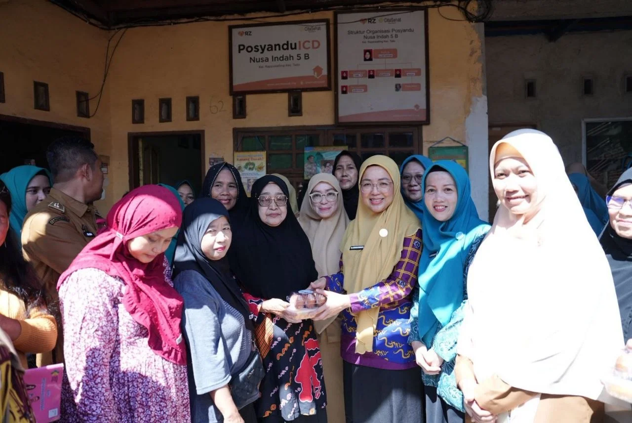 Melinda Aksa Tinjau Posyandu di Tallo, Fokus Cegah Stunting Balita