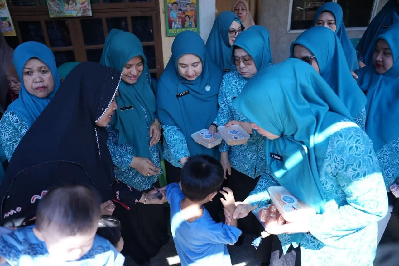Melinda Aksa Tinjau Posyandu di Tallo, Fokus Cegah Stunting Balita