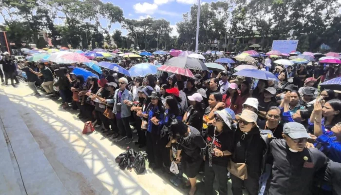 Ribuan Warga Padati Lapangan Bakti, Tokoh Lintas Agama di Toraja Serukan Perang terhadap Narkoba dan Judi