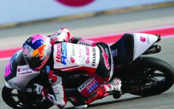 Veda Ega Start Posisi 17 pada Moto3 Spanyol 2026 Usai Lolos dari Q1 4 Veda Ega P