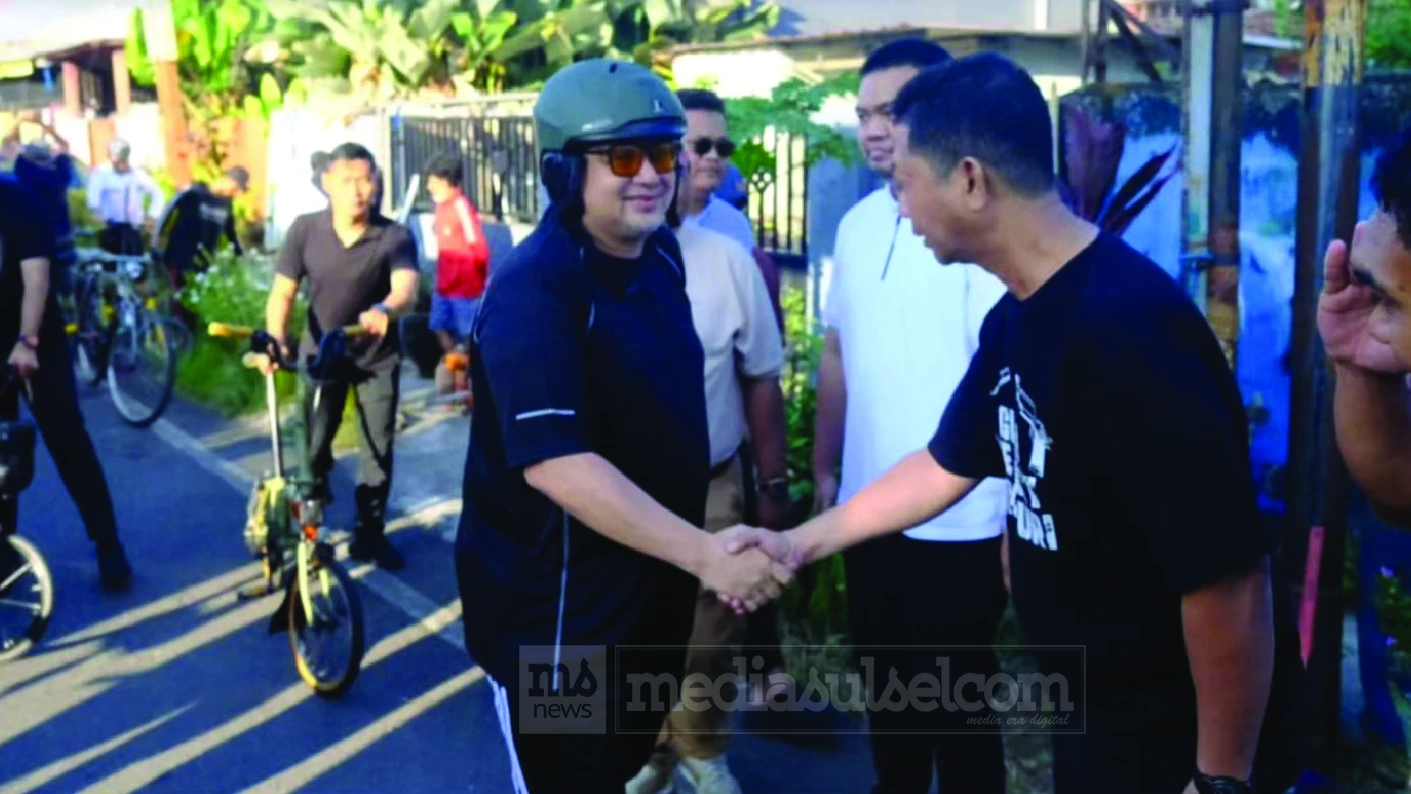 Wali Kota Gowes Saat ASN WFH, Appi Temukan Drainase Tertutup Bangunan Warga di Makassar 2 gowes 2