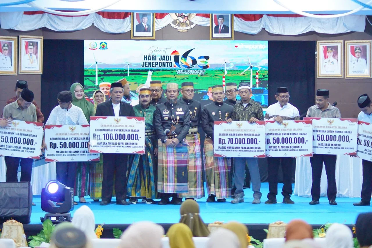 Bupati Paris Yasir Sebut Lonjakan Ekonomi 6,59% dan Deretan Proyek Strategis di Momen Hari Jadi Jeneponto ke-163