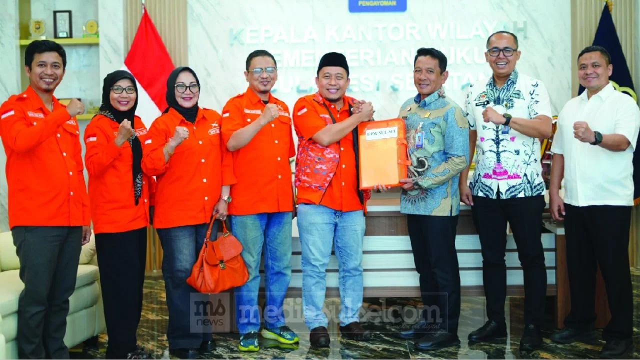 PGR Sulsel Ajukan Legalitas Partai ke Kemenkum Sulsel