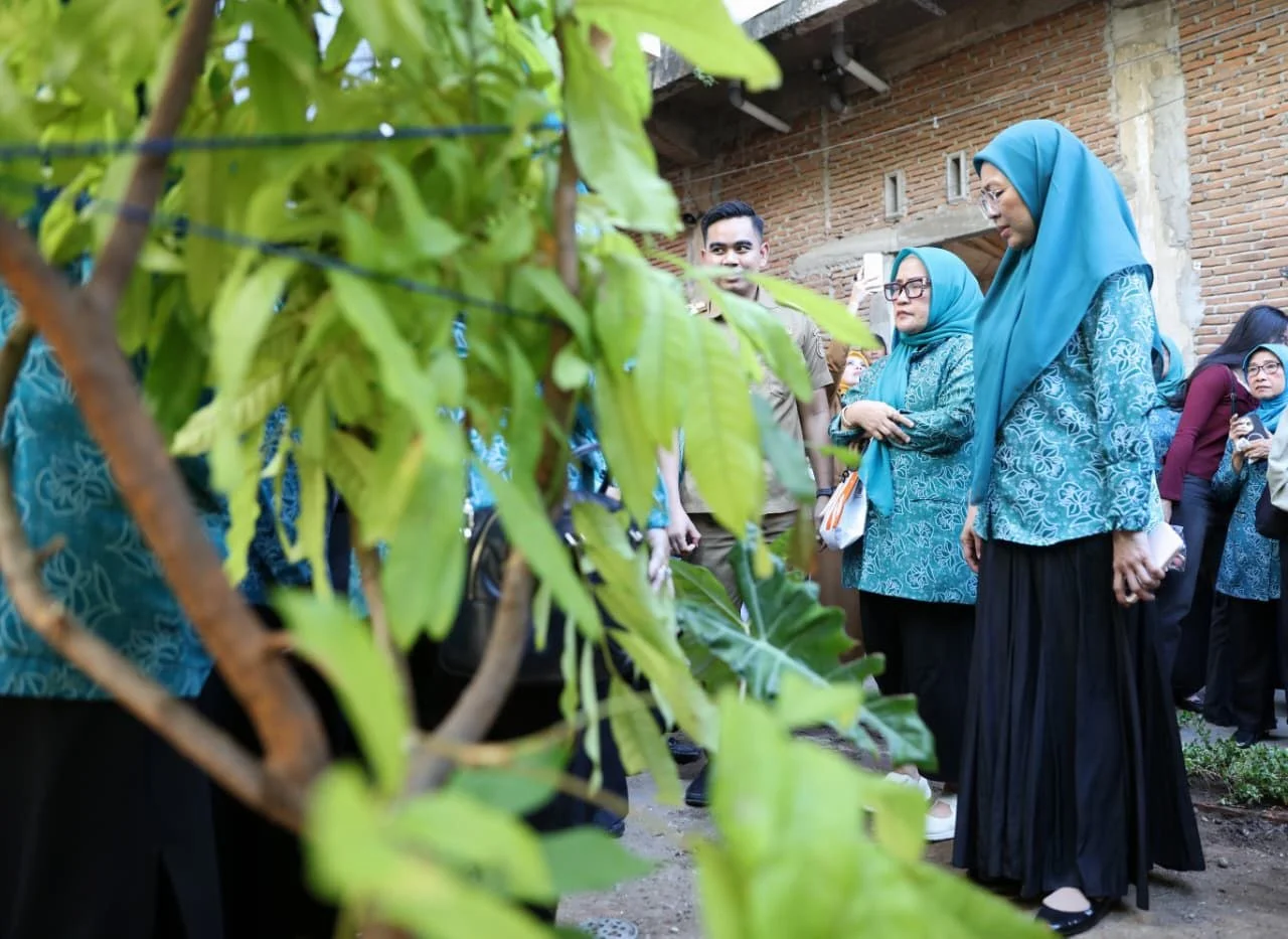 TP PKK Makassar Genjot Ketahanan Pangan Lewat Kebun Aku Hatinya