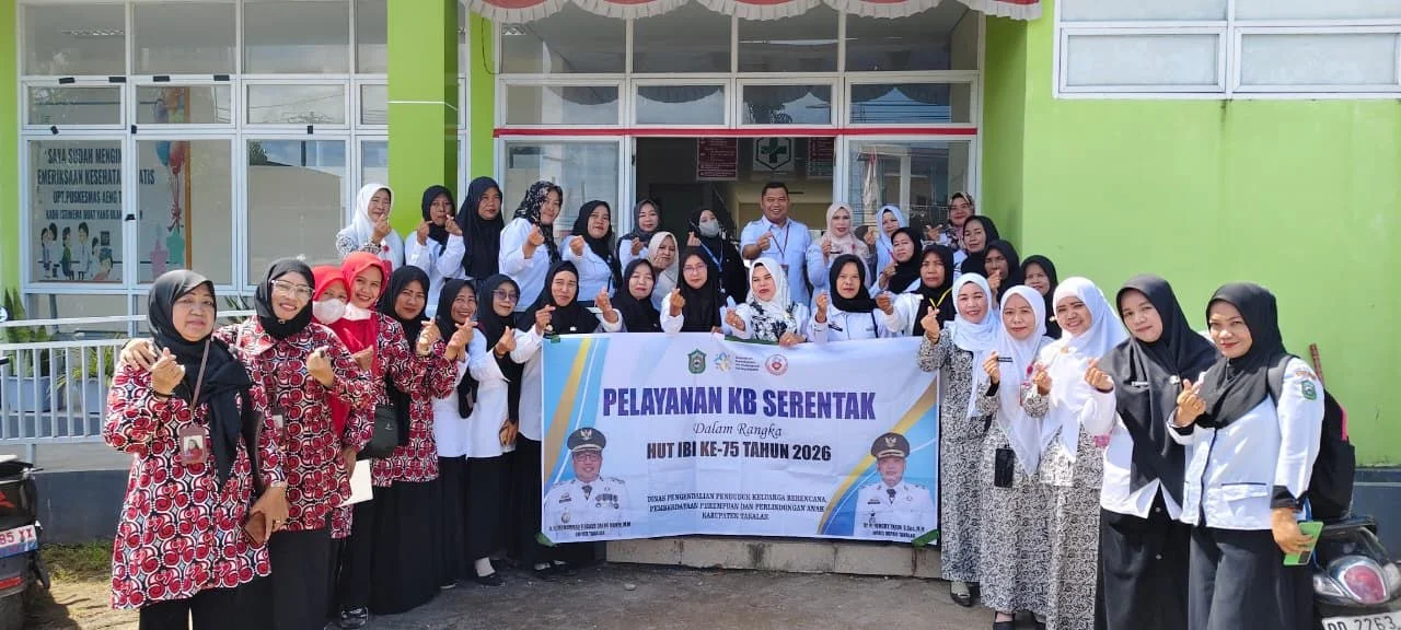 Camat Galesong Utara Pantau Layanan KB Serentak HUT IBI