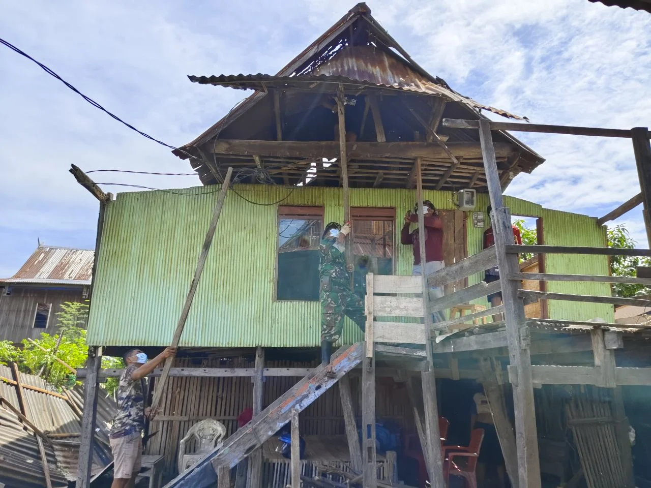 Kisah Haru Tompo Ramang, Rumah Nyaris Roboh Kini Direhab Satgas TMMD ke-128 Kodim 1425/Jeneponto