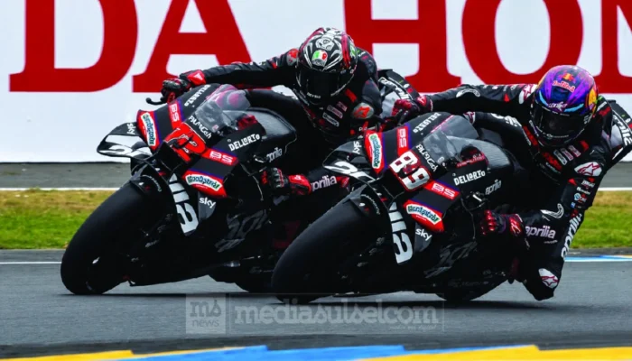 Aprilia Tumbangkan Dominasi Ducati di Le Mans, Kuasai Seluruh Podium MotoGP Prancis 2026