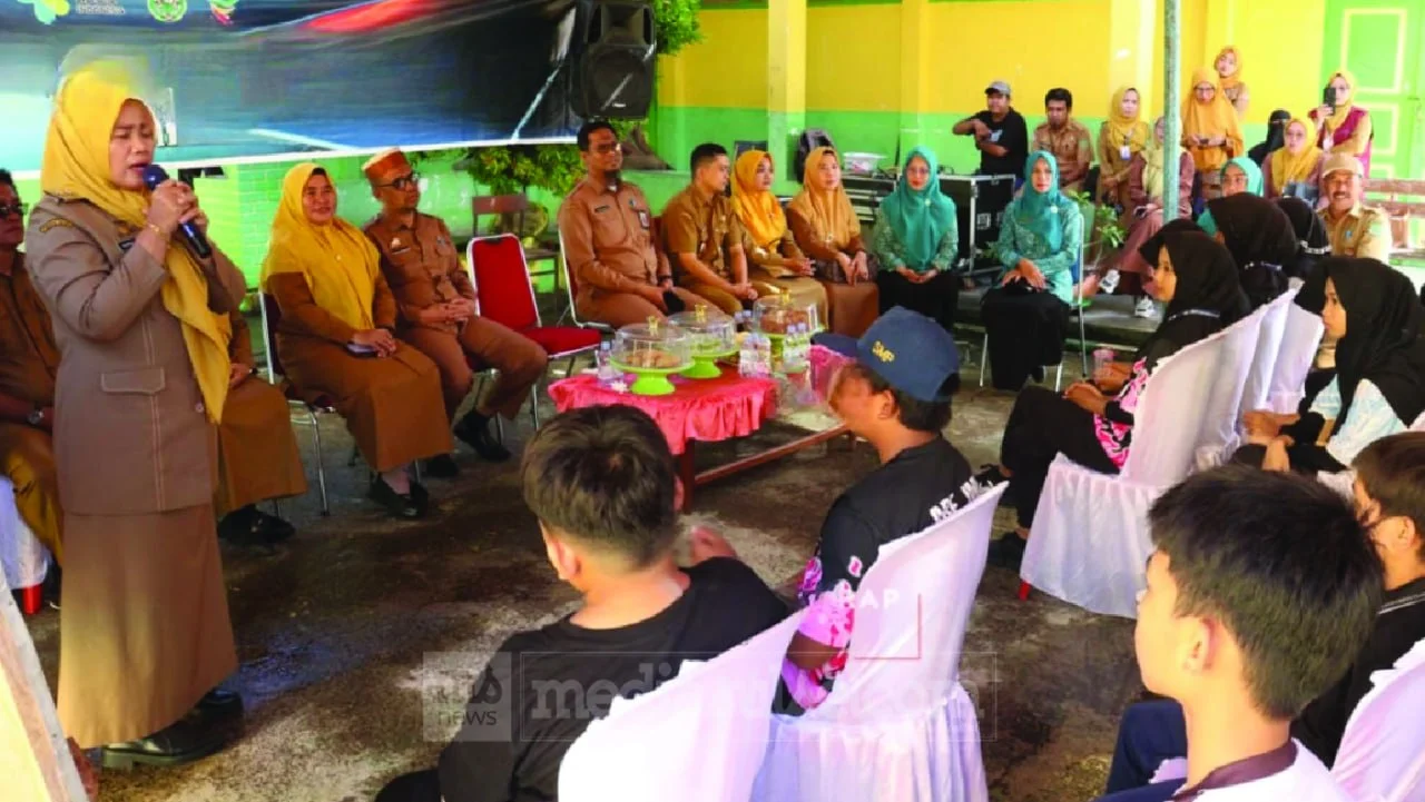 Wabup Sidrap Pimpin Deklarasi Sekolah Bebas Asap Rokok di SMPN 2 Rappang