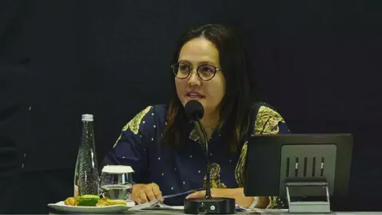 Juri LCC 4 Pilar Kalimantan Barat, Indri Wahyuni. (Thread/@elfahracasz/Beritasatu)