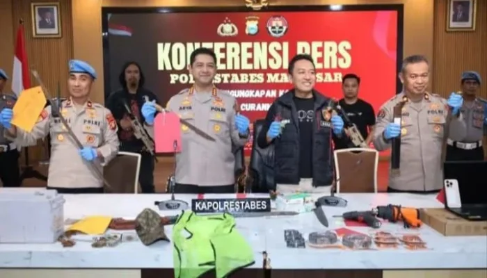 Polrestabes Makassar Ringkus 38 Pelaku Kriminal Jalanan dalam Sepekan