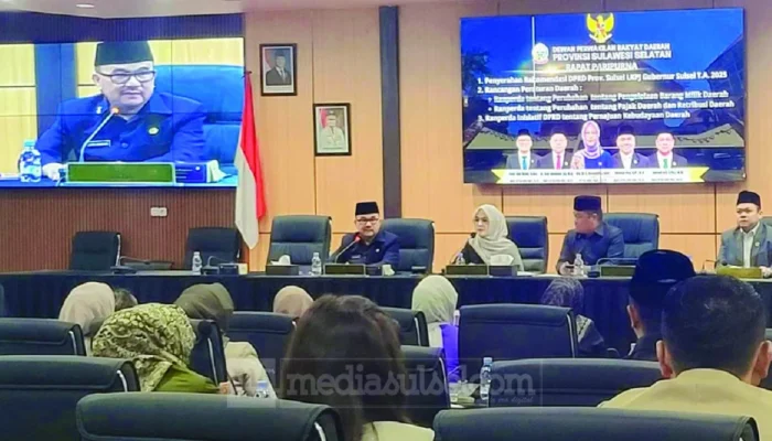 Dua Ranperda Strategis Pemprov Sulsel Fokus pada PAD dan Pengelolaan Aset
