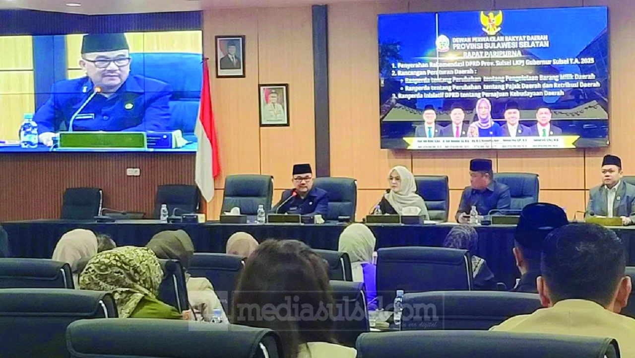 Dua Ranperda Strategis Pemprov Sulsel Fokus pada PAD dan Pengelolaan Aset