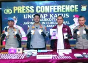 Polrestabes Makassar Bongkar Jaringan Narkoba Malaysia–Makassar, 7 Tersangka dan 1,45 Kg Sabu Diamankan