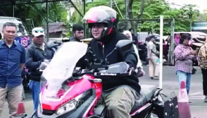 Resmikan Layanan SIM C1, Appi Jajal Langsung Ujian Motor Besar dan Dorong Budaya Berkendara Aman