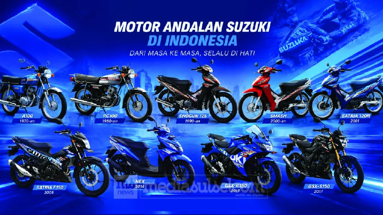 Jejak Panjang Suzuki di Indonesia, dari Era 2-Tak sampai Bertahan di Tengah Gempuran Pasar