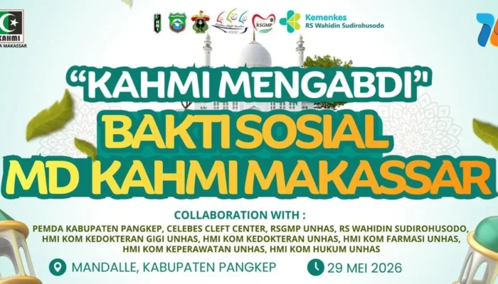 KAHMI Makassar Gelar Bakti Sosial Kesehatan di Pangkep, Hadirkan Das’ad Latif