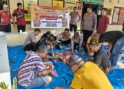 Polsek Manggala Tebar Kepedulian, Dua Sapi Kurban Disalurkan ke Masyarakat