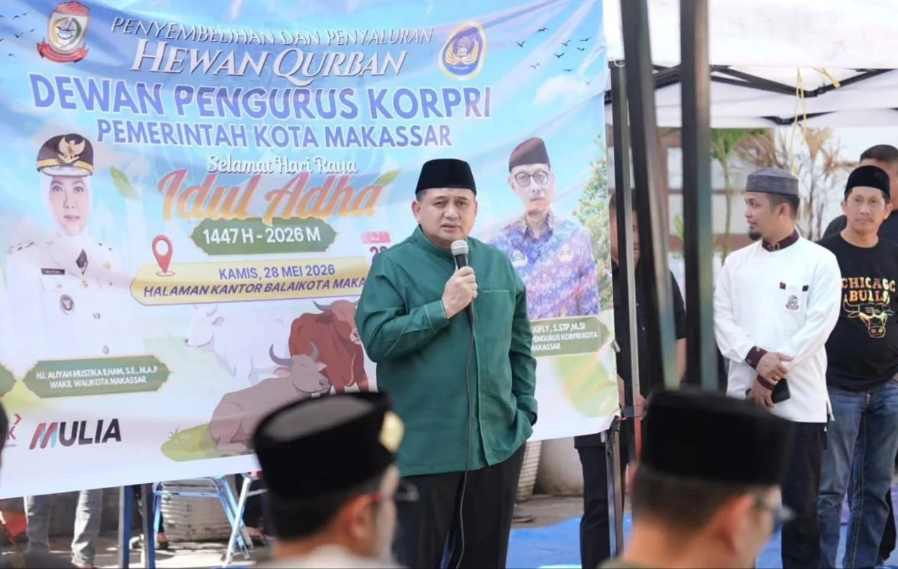 Appi Kurban 9 Sapi di Balai Kota, Dagingnya Dibagikan untuk Warga dan Petugas Kebersihan